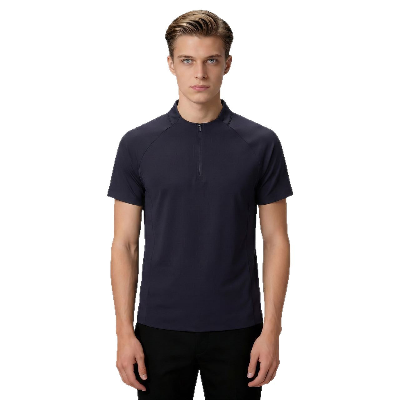 Men's Quick-Dry Zip-Up Sports Shirt