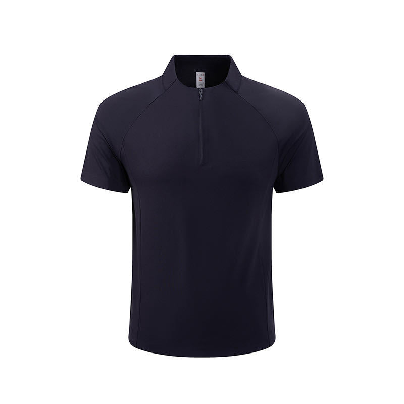 Men's Quick-Dry Zip-Up Sports Shirt