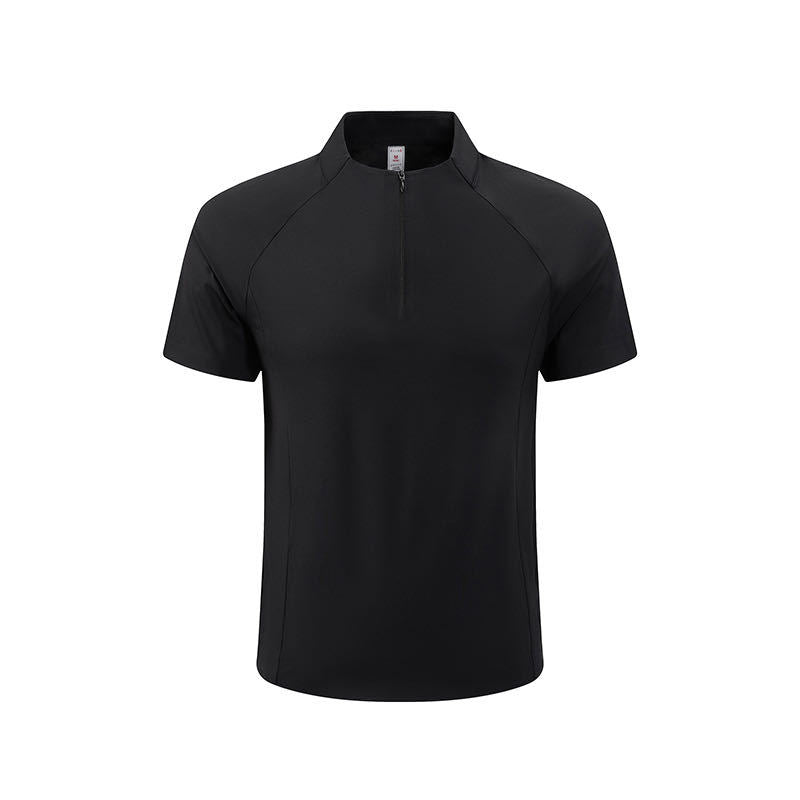 Men's Quick-Dry Zip-Up Sports Shirt
